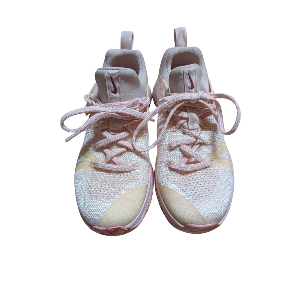 Nike Metcon Training Sneakers Womens Pink Excellent Flyknit Gym Shoes